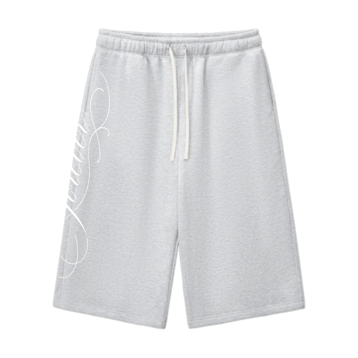 FOREVER THREE-QUARTER SHORTS (HEATHER GREY), front