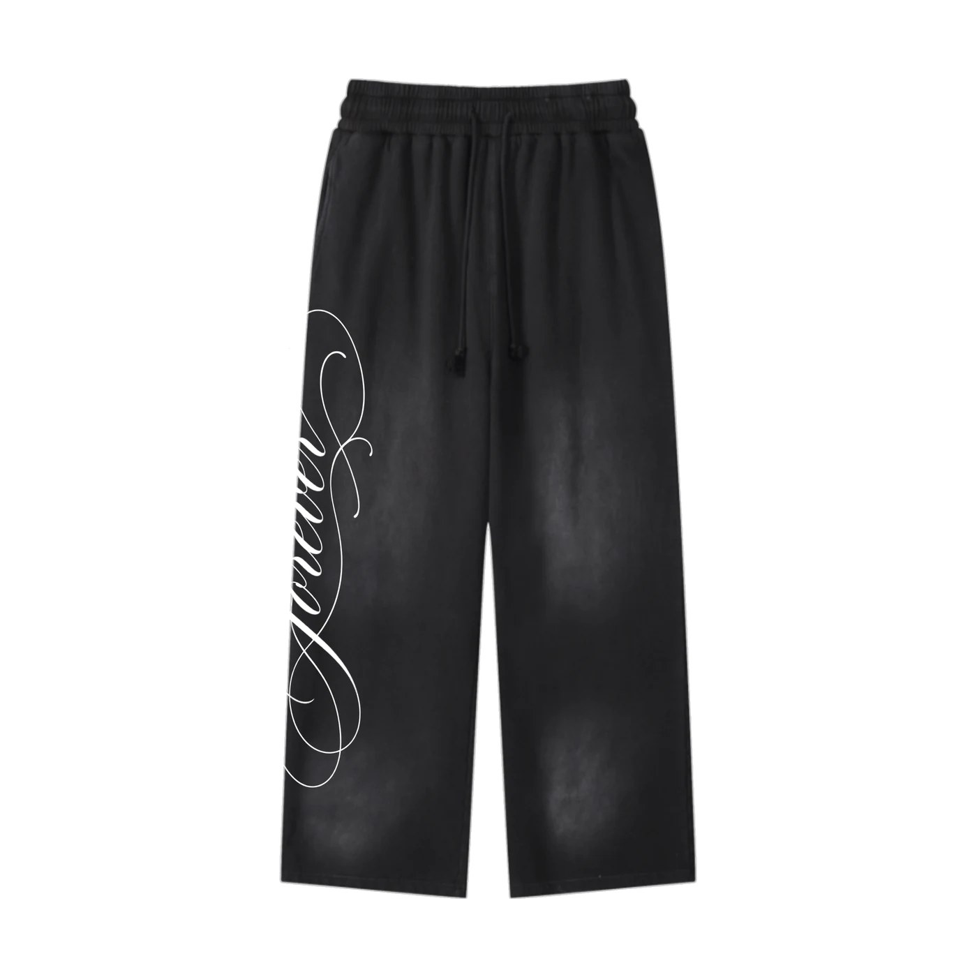 FOREVER SWEATPANTS (WASHED BLACK), front